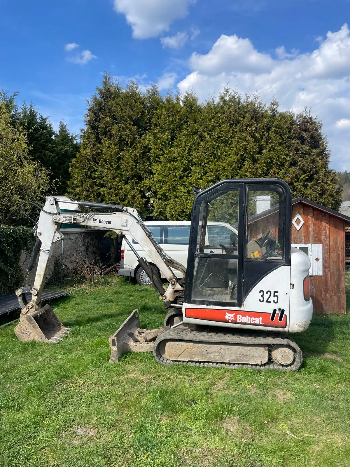 Zemní práce bagrem