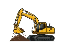 Zemní práce bagrem