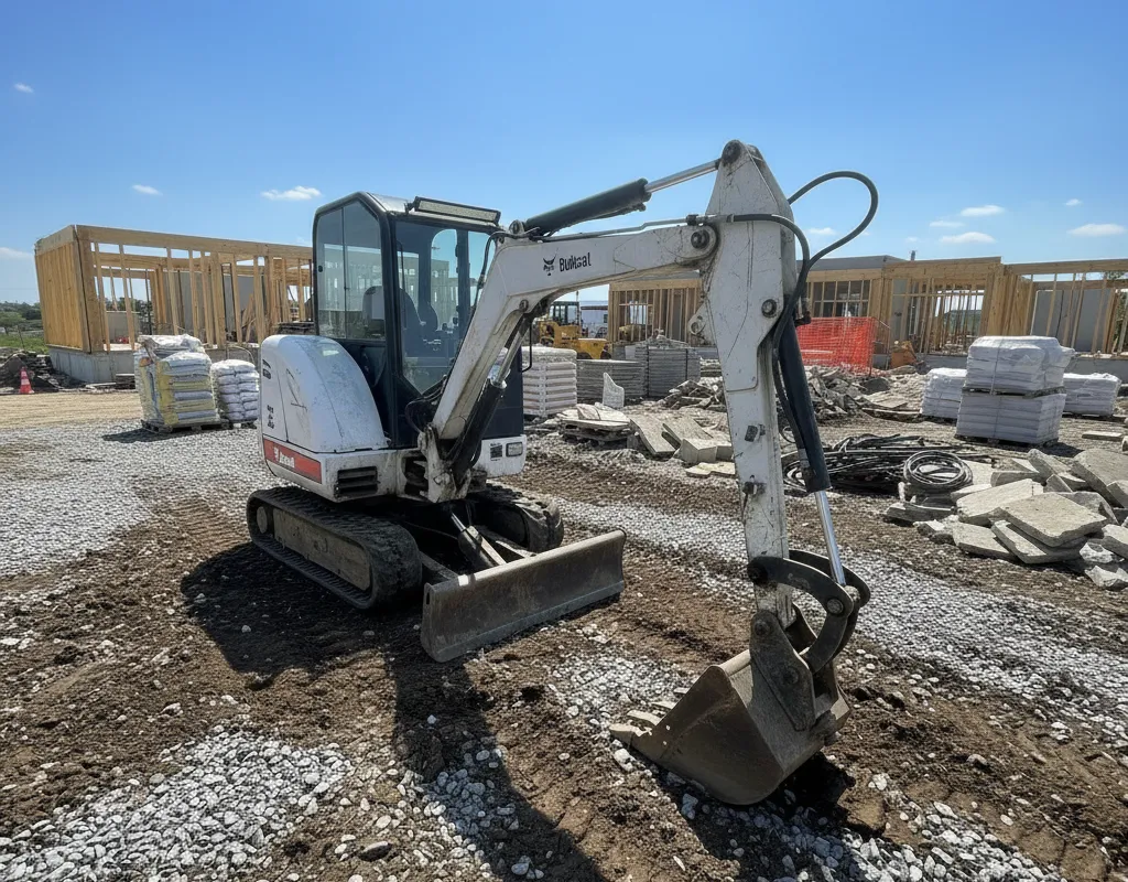 Zemní práce bagrem