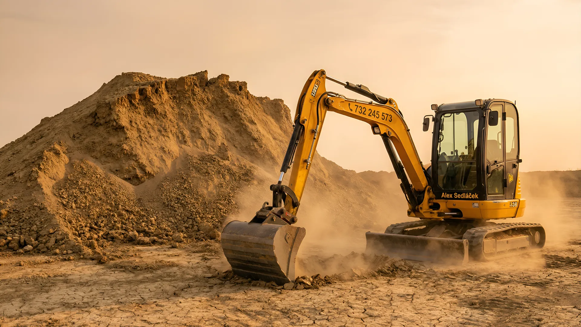 Bagr – zemní práce Alex Sedláček