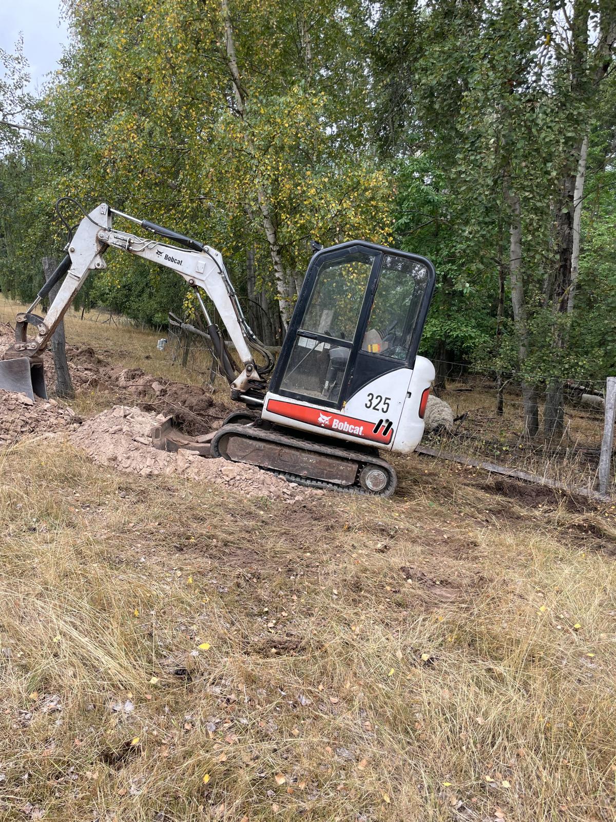 Práce bagrem